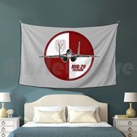 Polish Mig-29 Fulcrum Tapestry Living Room Bedroom Mig29 Mig 29 Fulcrum Mig Fighter Mig 29 Fulcrum Mig Pilot Mig 29