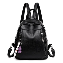 Women fashion Leather backpack travel school business shoulder bag shopping travel schoolbag