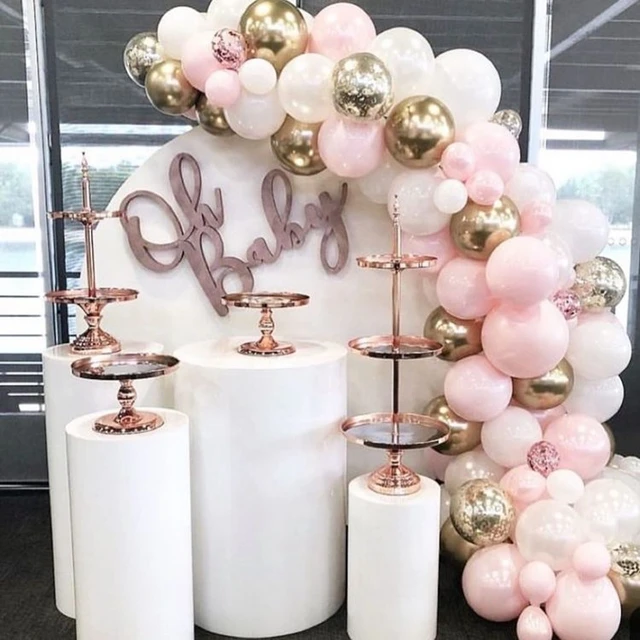 

Customized white big circle metal balloon arch stand for wedding stage backdrop decoration qq112