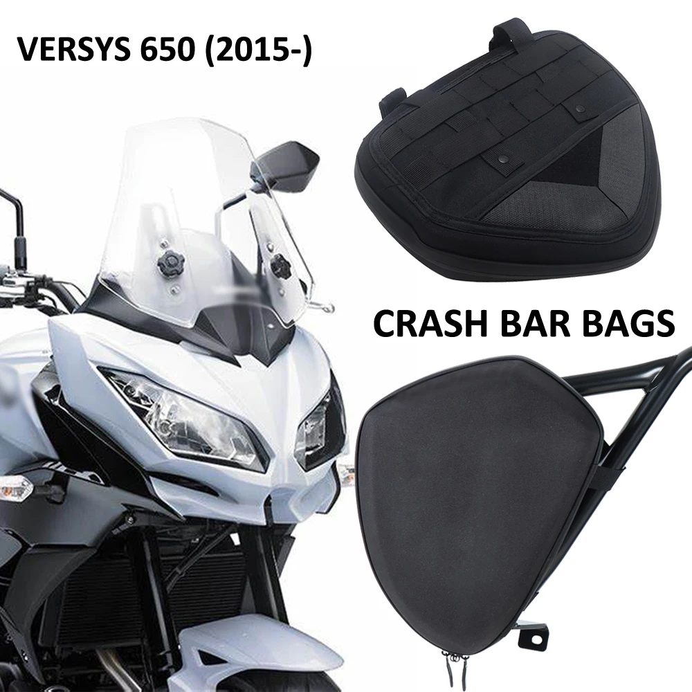 2015-up Versys650 Motorcycle FOR KAWASAKI VERSYS 650 Crash Bar Bags Waterproof Repair Tool Placement Bags