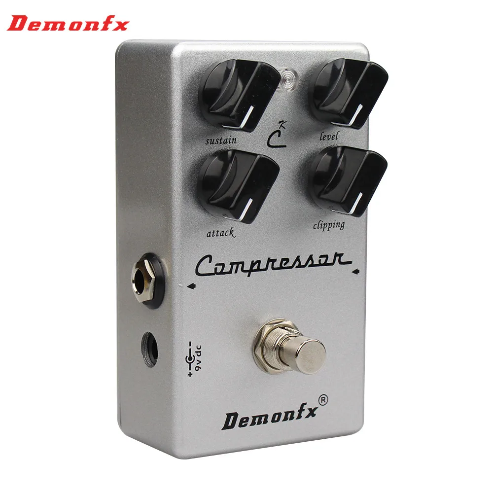 Demonfx Hochwertiger CK 4-Knopf-Kompressor Gitarreneffektpedalkompressor mit True Bypass Clone K C4 Kompressor