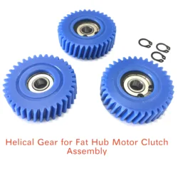 500W/750W FAT Hub Motor Helical Geared Hub Motor Nylon Gear set Spare Part for Replacement 35 Teeth 3PCS with Circlip Ring