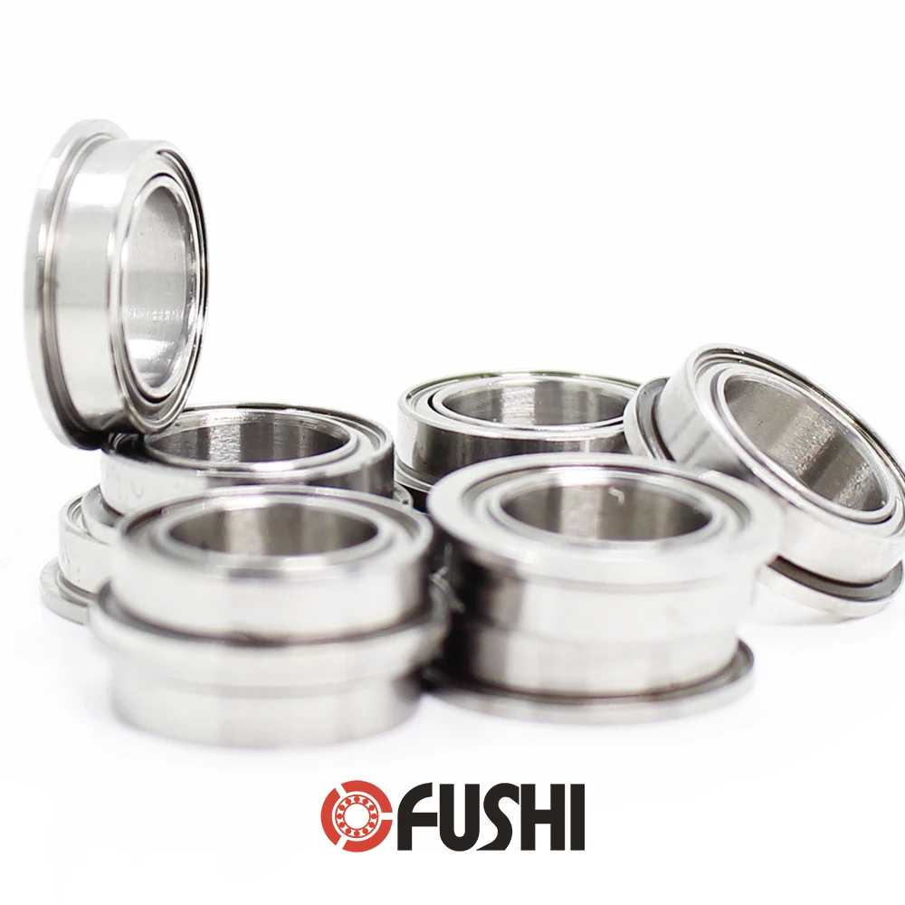 F686 ZZ Flange Bearing 6X13X5 Mm ABEC-1 (10 Pcs) flanged F686 Z ZZ Ball Bearings F618/6ZZ