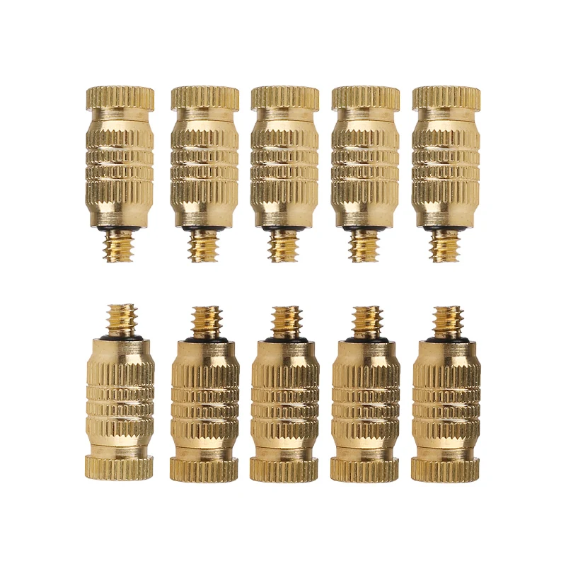 Cooling Nozzle Misting Humidifier Brass Garden Humidification Metal 0.1mm 0.2mm 0.3mm 0.4mm 0.5mm 0.6mm 0.7mm 0.8mm Spray Head