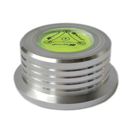 Imagen 2 del producto Estabilizador de tocadiscos de DISCO Universal LP de 60Hz con nivel, abrazadera de peso de aleación de aluminio, reproductor de música