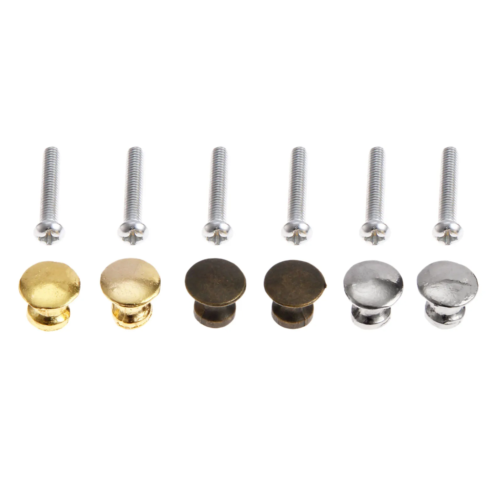 5pc Mini Knobs 12x11mm Round Handles Alloy Pulls Antique Bronze/Silver/Gold Drawer Door Decor Cabinet Chest Kitchen w/screws