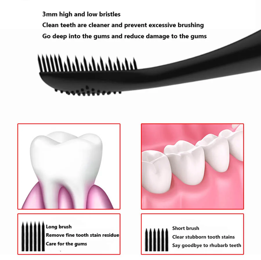 電気シリカゲル歯ブラシ充電式電気歯ブラシ弾性波振動きれいに teethD364