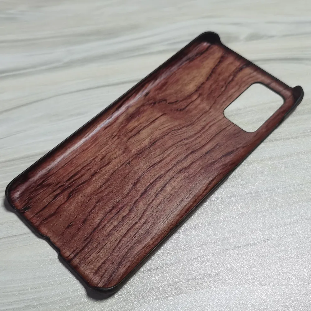walnut Enony Wood Rosewood MAHOGANY Wooden Back Case Cover For Samsung Galaxy S22 Note 20 / S20 S20+ Plus S21 S20 Ultra