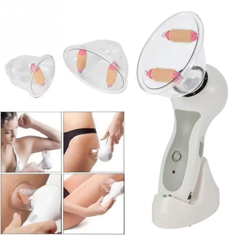 Electric Body Suction Cups Massage Portable Suction Cup Anti Cellulite Massager Device Therapy Treatment Vacuum Cans For Massage