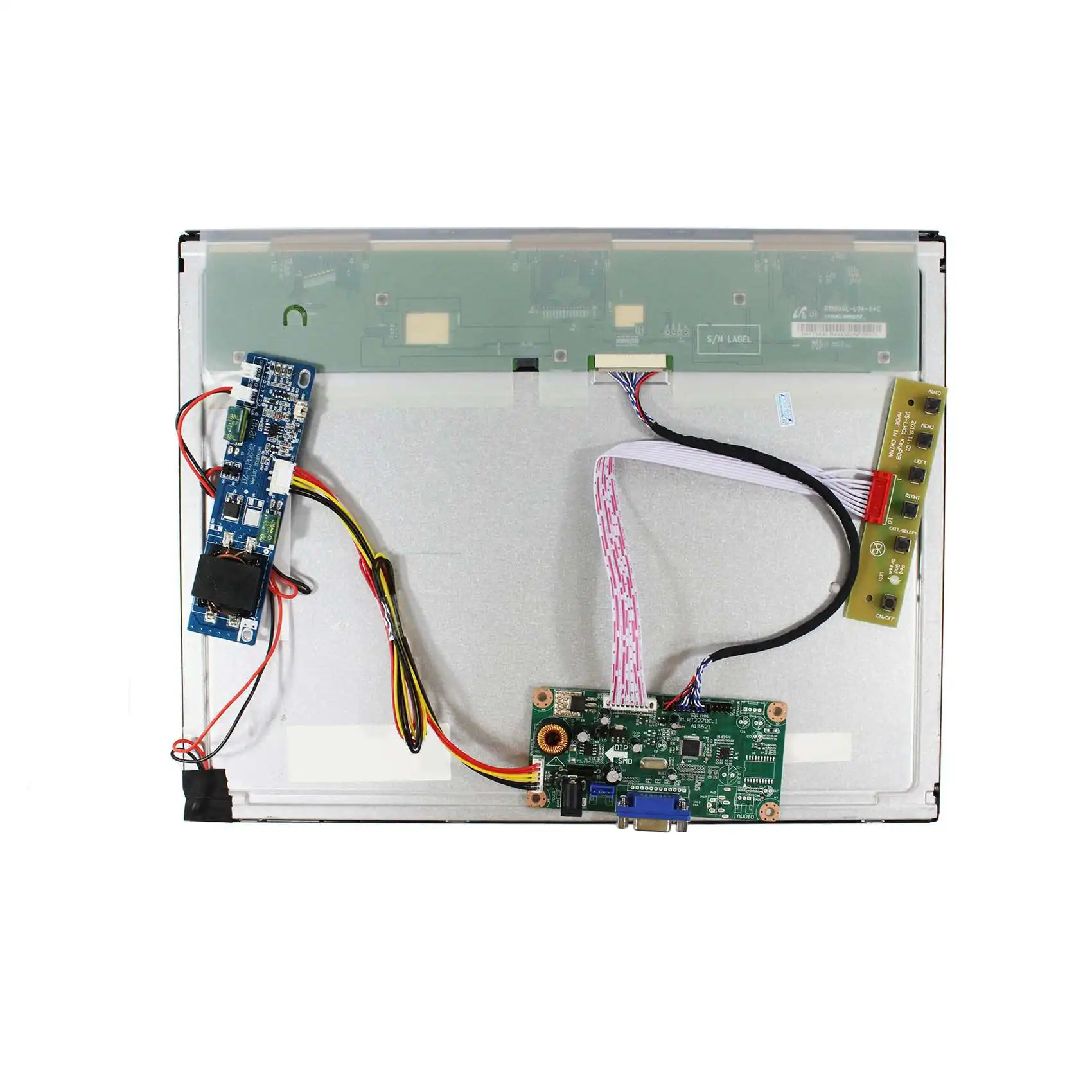 15 بوصة 1024X768 عالية السطوع 1000nit شاشة LCD مع VGA وحدة تحكم بشاشة إل سي دي المجلس