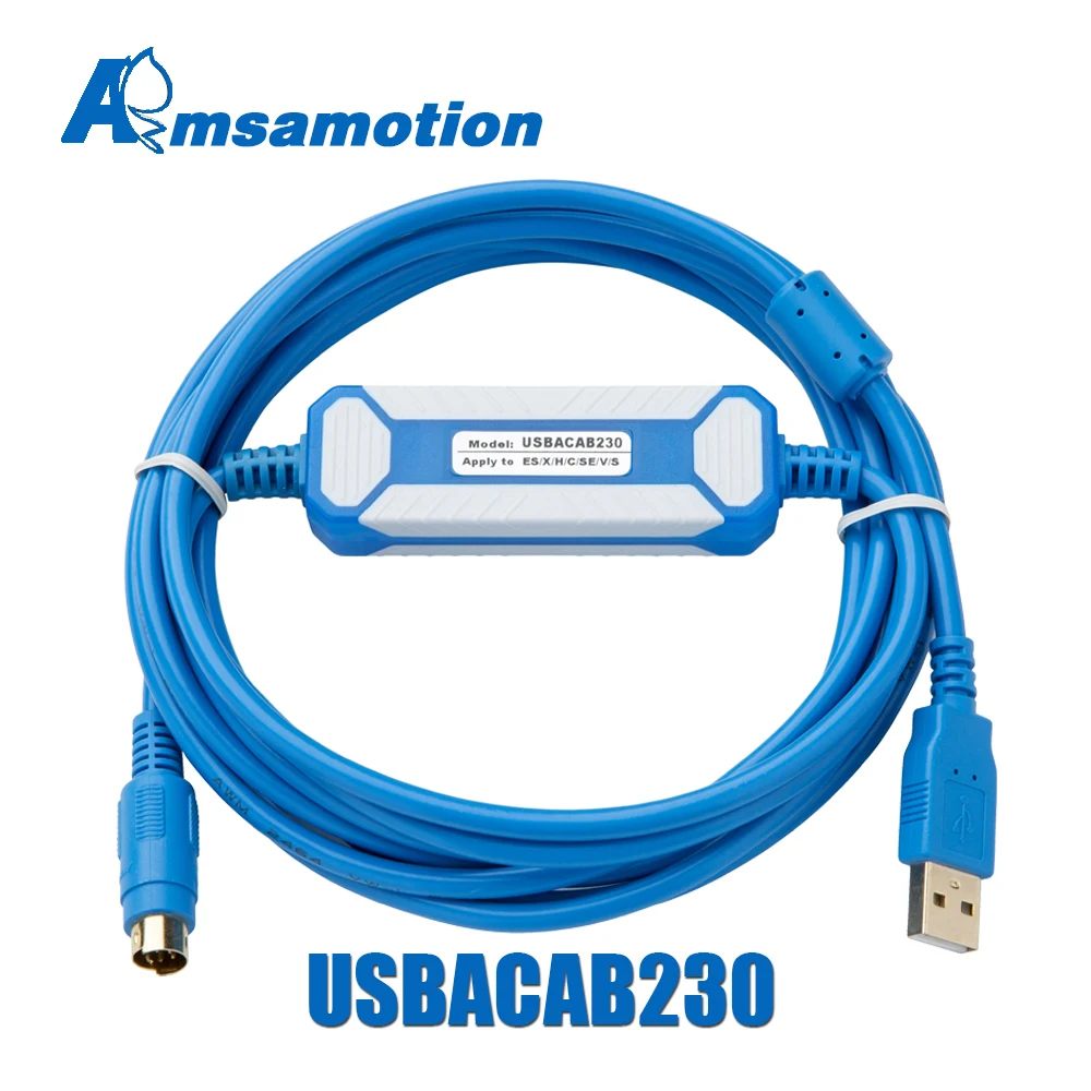 USBACAB230 for Delta PLC Programming Cable USB TO RS232 Adapter For USB-DVP ES EX EH EC SE SV SS Series Cable