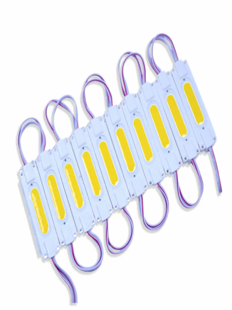 12V LED Module 20pcs COB Module Super Bright String Light with Lens White Waterproof SMD Luminous words LED Advertisemen Design