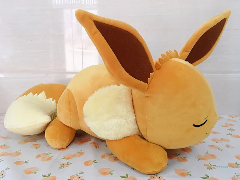 NEW Authentic Pokemon Sleepy Eevee Huge 50cm Soft Plush Stuffed Plush Toy