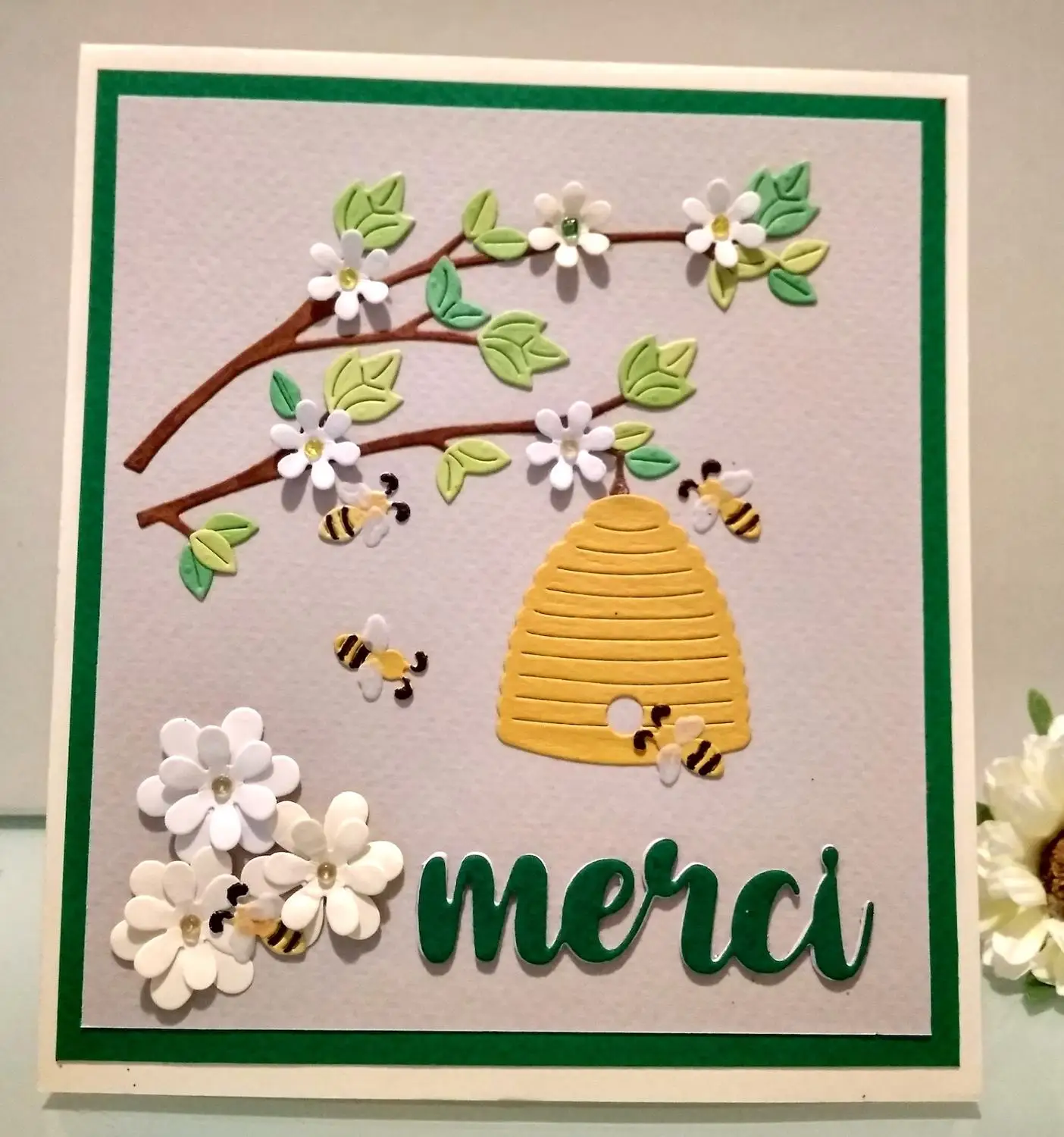 Alinacutle Metal Cutting Die Cut Bee Tree Branch Beehive Nest DIY Scrapbooking Paper Craft Handmade Card Punch Art Cutter Die