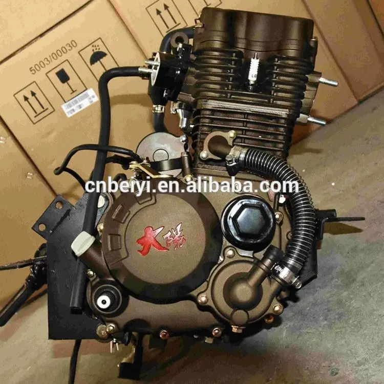 1 Cylinder Four Stroke Water Cooled Loncin 200cc 3 Wheel Motorcycle Engine