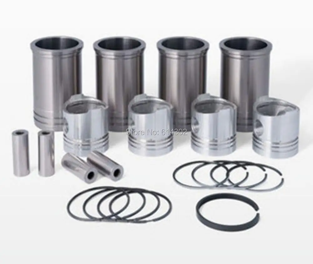 

Shipping free 1 set of piston,piston rings, piston pins and cylinder liner with seals for Yangdong YSD490Q diesel engine parts