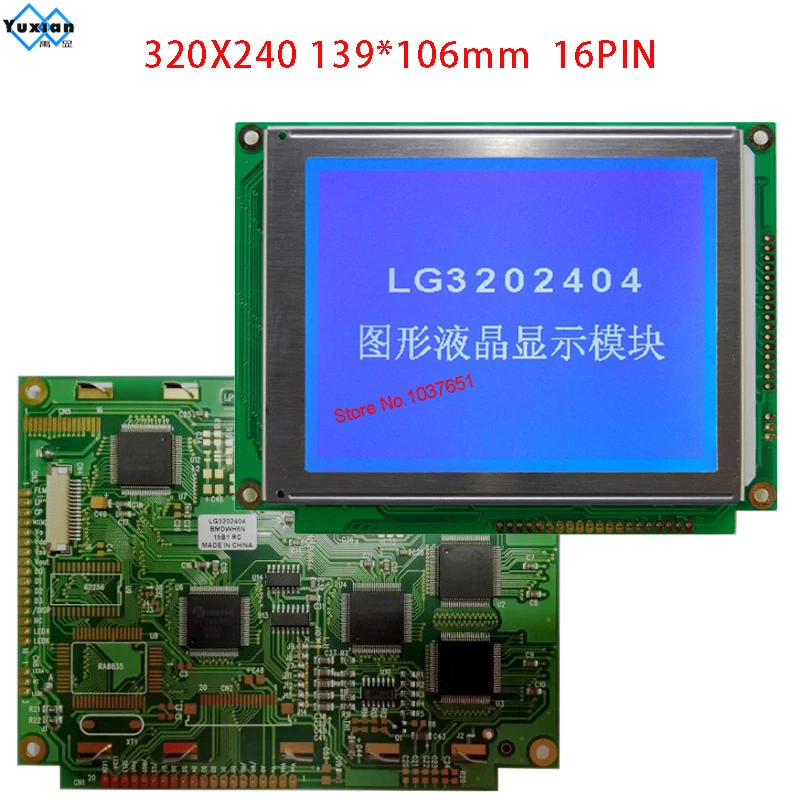 Lcd Module 320x240 Display blue without control  DMF50081 LG3202404BMDWH6N ICOM IC-756PROIII