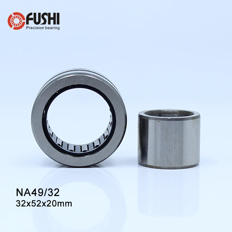 NA49/32 Rolamento 32*52*20mm (1 PC) collar sólidos Rolamentos de Rolos de Agulhas Com Anel Interno 45449/32 45249/32 Rolamento