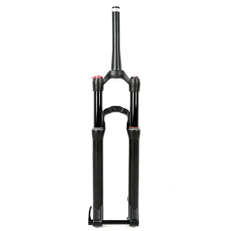 Mountain Bike Rear Axle, Black Tube Barrel Shaft, Air Fork, Bicycle Shoulder Control, Front Fork with Barrel Shaft Quick Release