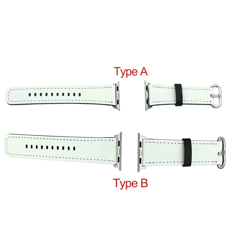 100pcs Blank Sublimation Watch Strap For Heat Transfer Printing Could Custom Your Own Design Leather Watch Band