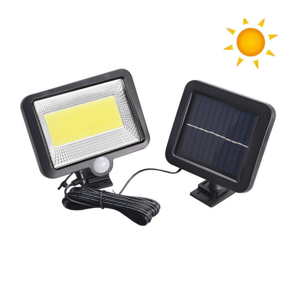 Solar Wall Lamp PIR Motion Sensor Solar Lamp Outdoor Waterproof Infrared Sensor Garden Light Garden Light Floodlight