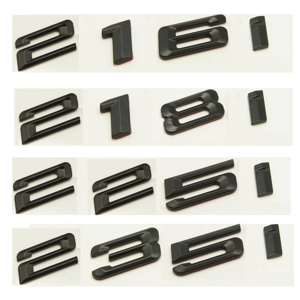 

For BMW 2 Series Black Symbols 216i 217i 218i 220i 223i 224i 225i 228i 230i 232i 233i 235i 238i 240i 245i 250i Emblems Badges
