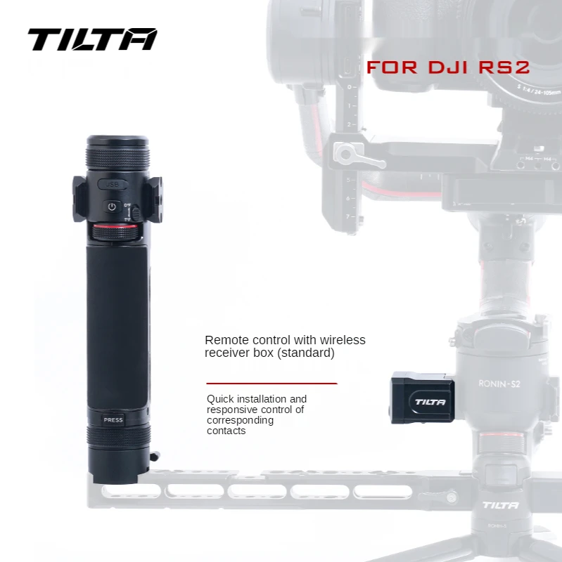 Imagem -06 - Tilta-controle Remoto Focus Handle Tga-arg-rch para Dji Rs2 e Rs3 Pro Gimbal Ring Arm Support System Rs2 Shooting Kit Rs2