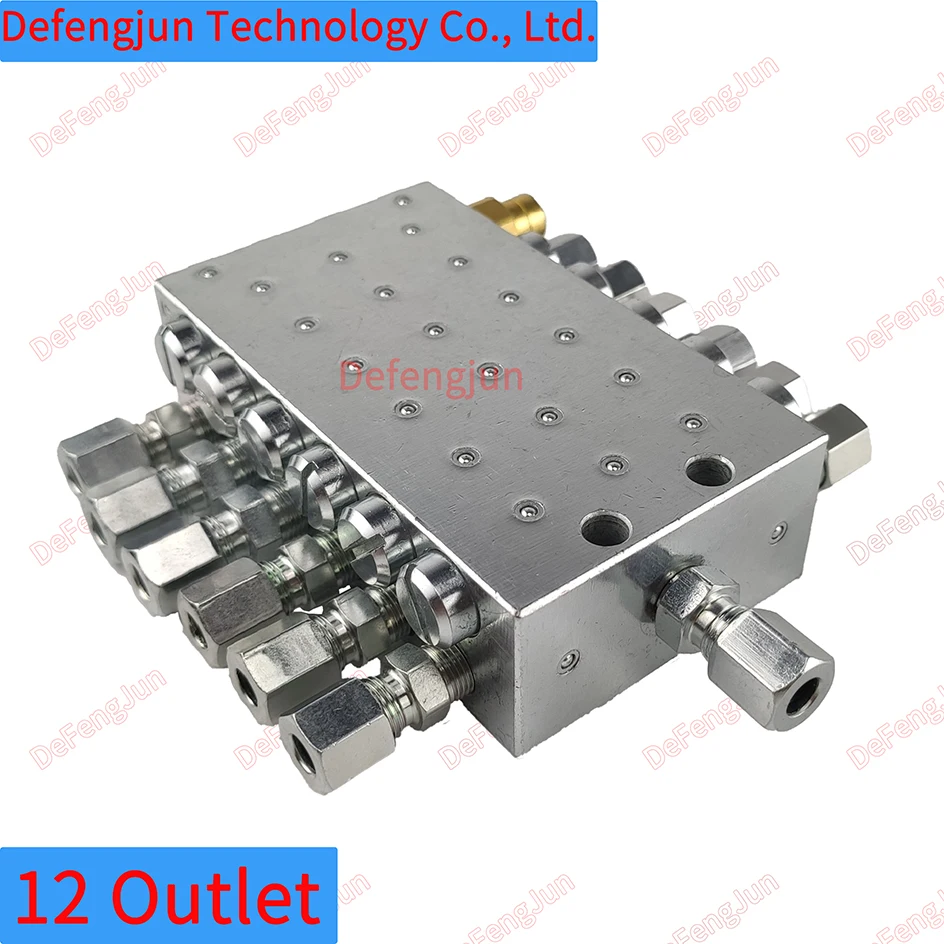 Grease Divider Valve ARJPQ12 | 12 points Progressive grease Distributor
