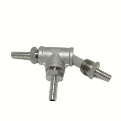 Beer Brewing Stainless Steel Inline Aeration/Oxygenation Diffusion Stone 2 Micron - 1/2