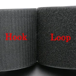 5Meters/pairs 150mm Non-adhesive Hook and Loop fastener Tape Sewing-on the hooks  adhesive Magic tape DIY Black and White