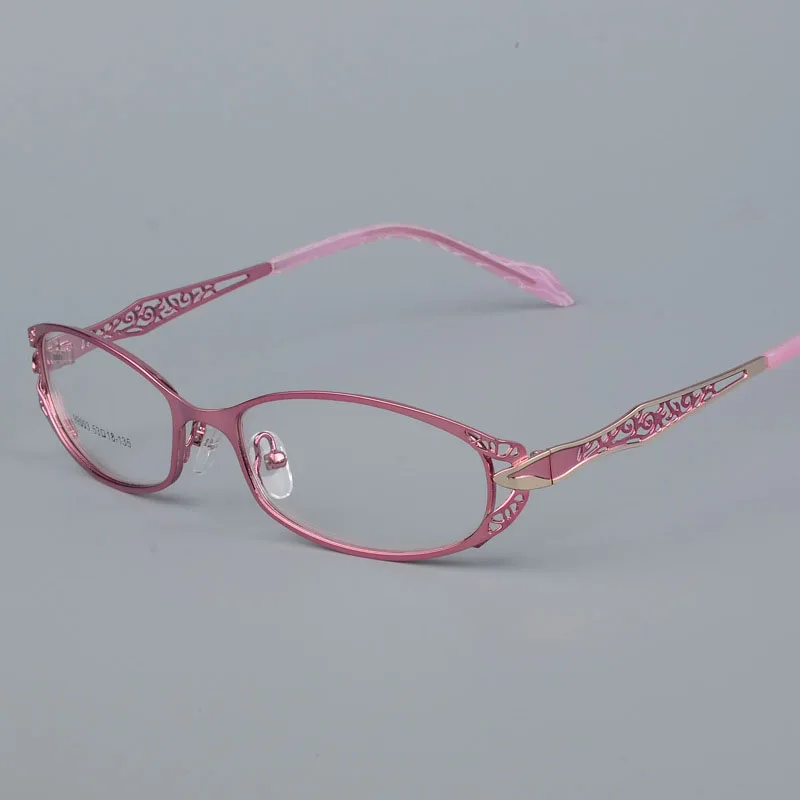 BCLEAR Vrouwen Recept Optische Brillen Frames met Gouden Holle Out Brillen Frame Met Bloem Vrouwelijke Spektakel Eyewear