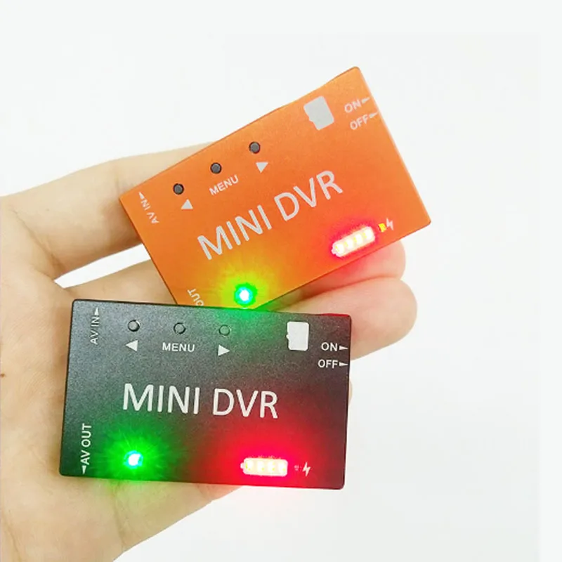 Mini DVR HD Micro Audio Video Recorder FPV Recorder Built-in 3.7V 400mah Battery for RC Racing Multicopters VR Goggles