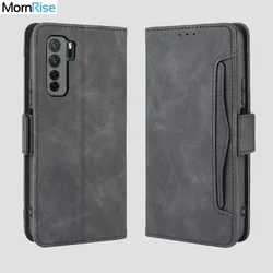 For Huawei P40 lite 5G Wallet Case Magnetic Book Flip Cover For Huawei P40 lite Card Photo Holder Luxury Leather Phone Fundas