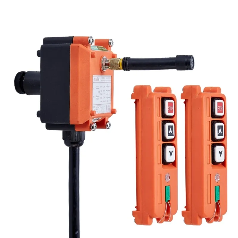 Original TELECRANE Wireless Industrial Remote Controller Electric Hoist Remote Control 2 Transmitter + 1 Receiver F21-2S