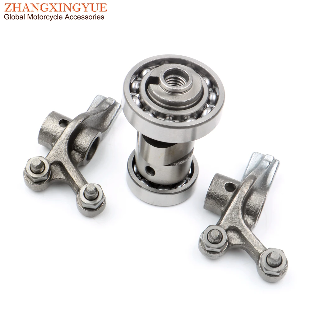 Scooter High Quality 4 Valve Camshaft & Rocker Arm For Yamaha Bws125 Zuma125 Bws Zuma YW CYGNUS-X 125cc 4V 4-Stroke Engine Parts