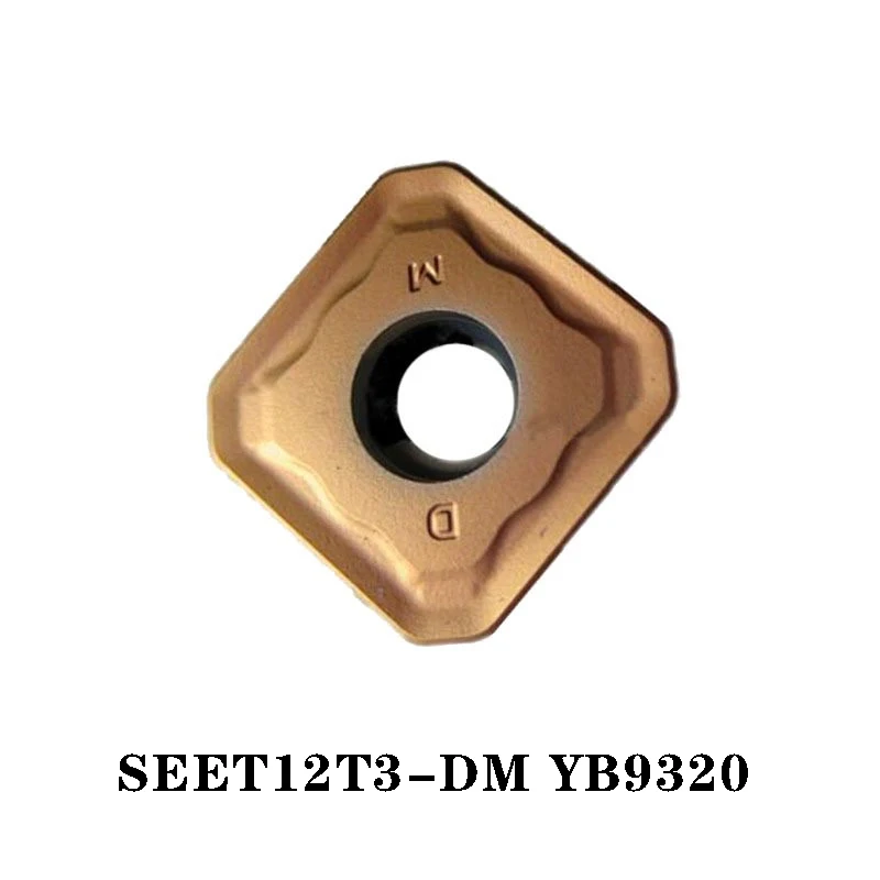 

ZC 100% Original SEET SEET12T3-DM YB9320 YBC301 YBC401 YBG202 Lathe Milling Carbide Inserts High Quality 10PCS