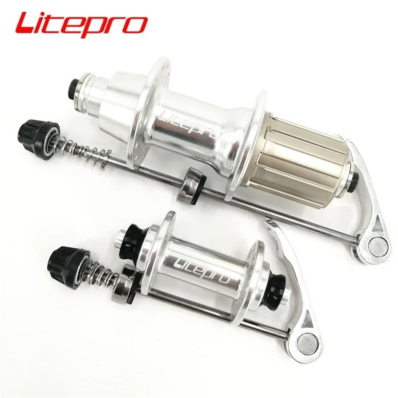 Litepro Cump 자전거 허브, 2 베어링 20/28 홀 74mm, 130mm V 브레이크 허브, 20 인치 406 451 BMX 접이식 자전거 도로 자전거 액세서리