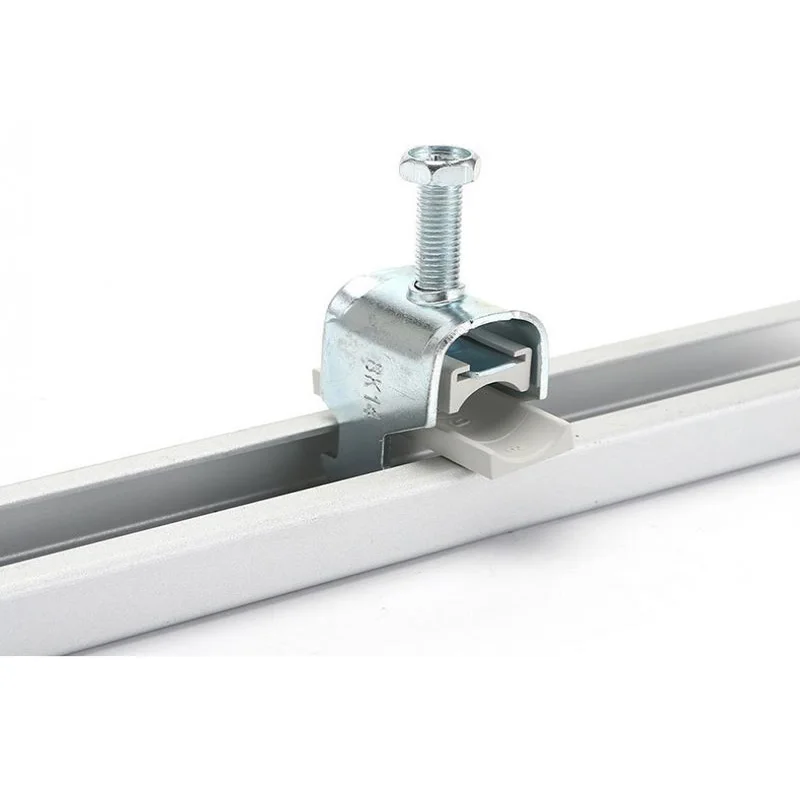 Metal cable clamp BK14 C type track clamp, cabinet cable fixing card