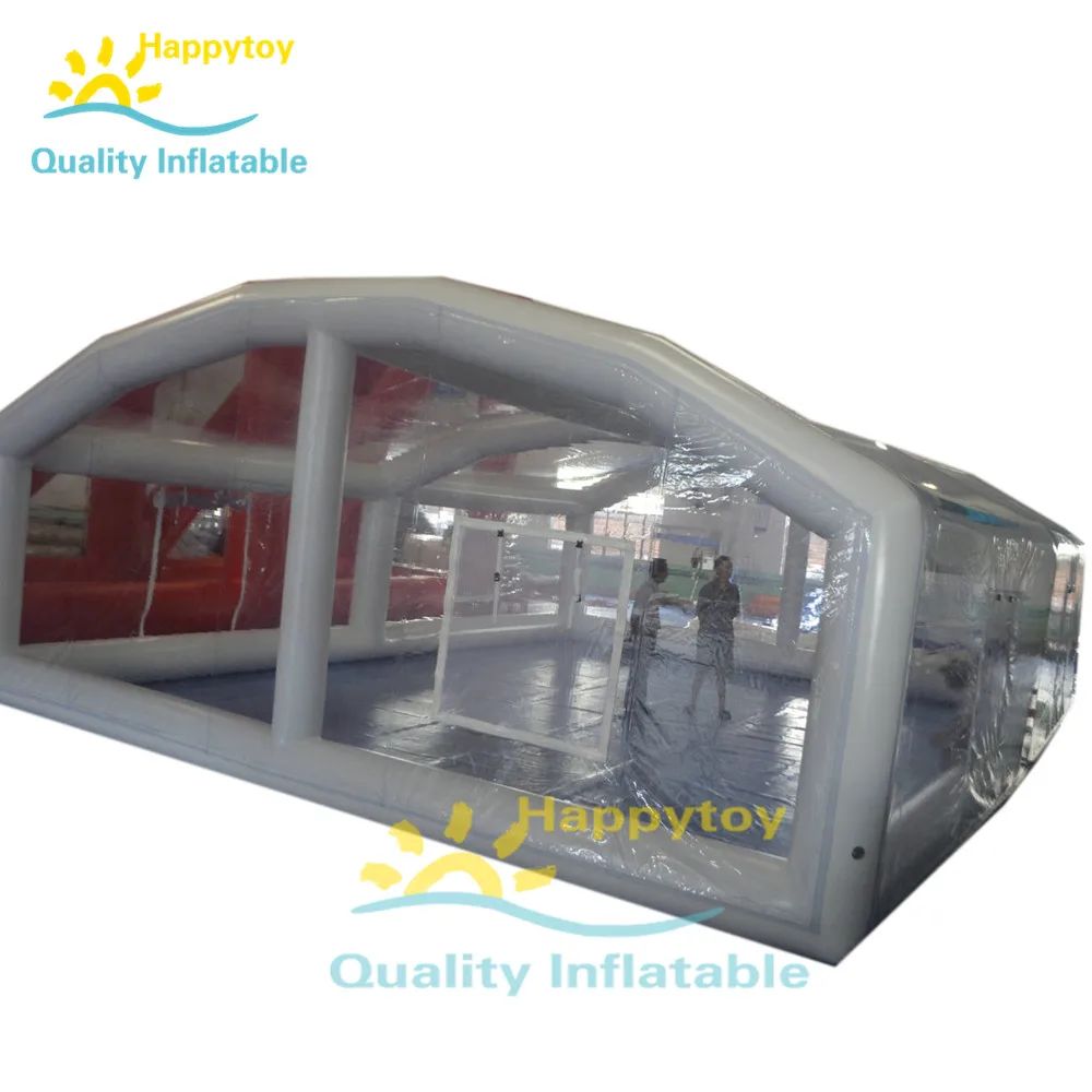 

Commercial Grade Pvc Inflatable Transparent Pool Dome / Swimming Pools Clear Cover Tent