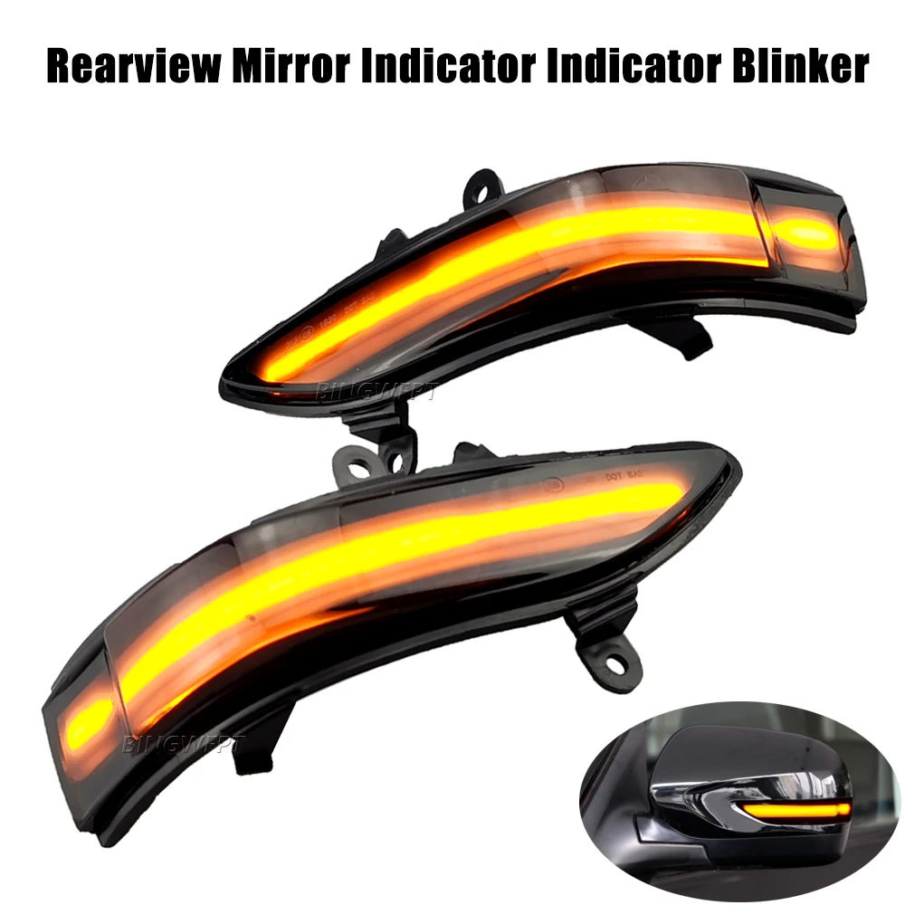 For Subaru Tribeca 2007-2014 Impreza wrx sti sedan 2011Rearview Mirror Flasher Lamp Dynamic Blinker LED Turn Signal Light