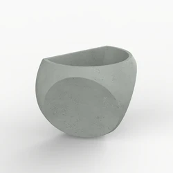 Cement flowerpot silicone mold Concrete handicraft wall hanging decorative pot plants pot silicone molds