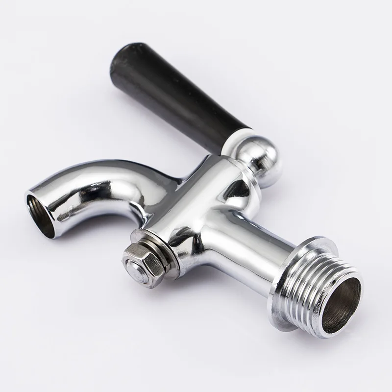 1pc High Quality Brass Chrome Finished Bibcock Insulation Bucket Tap Teacup Open Bucket Electric Teapot Water Faucet