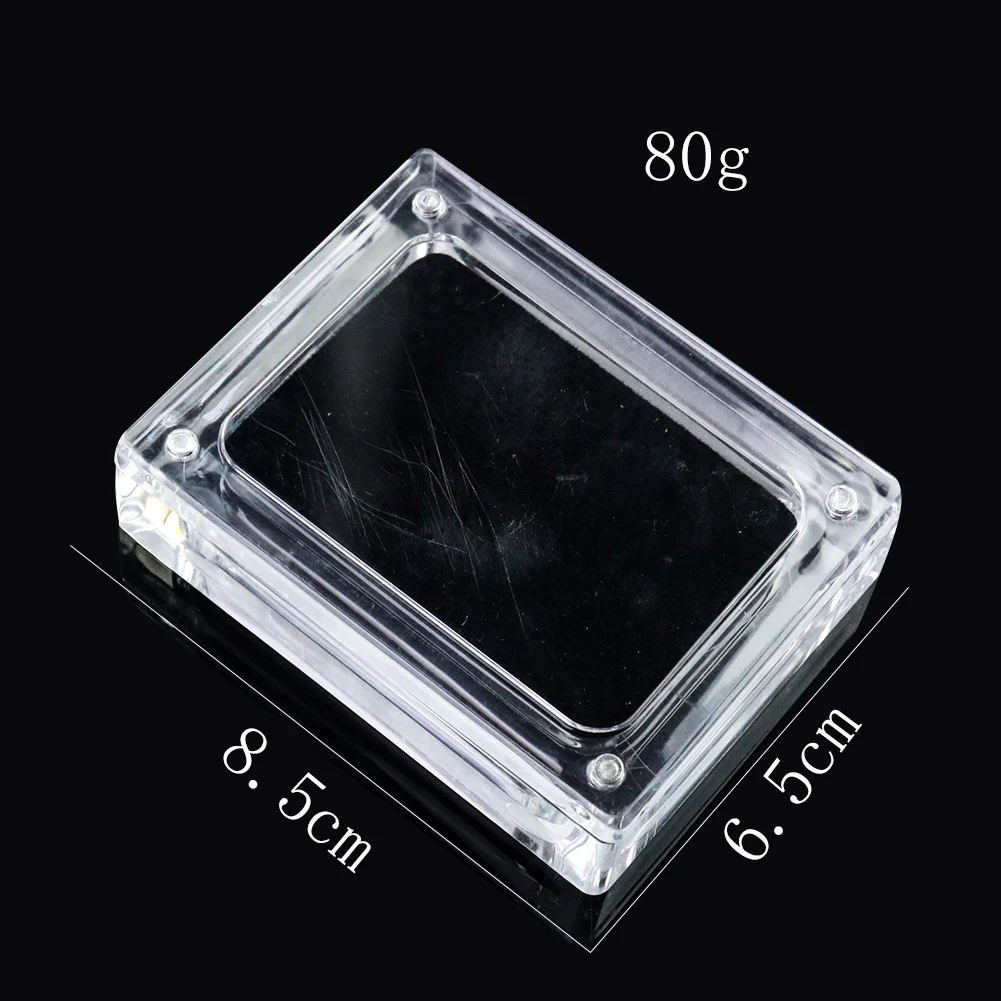 Acryl Transparente Abdeckung Schmuck Box Ring Halskette Anhänger Armband Organizer Fall Prop Display Magnet Lagerung Box Schmutzig-proof – Detail 1
