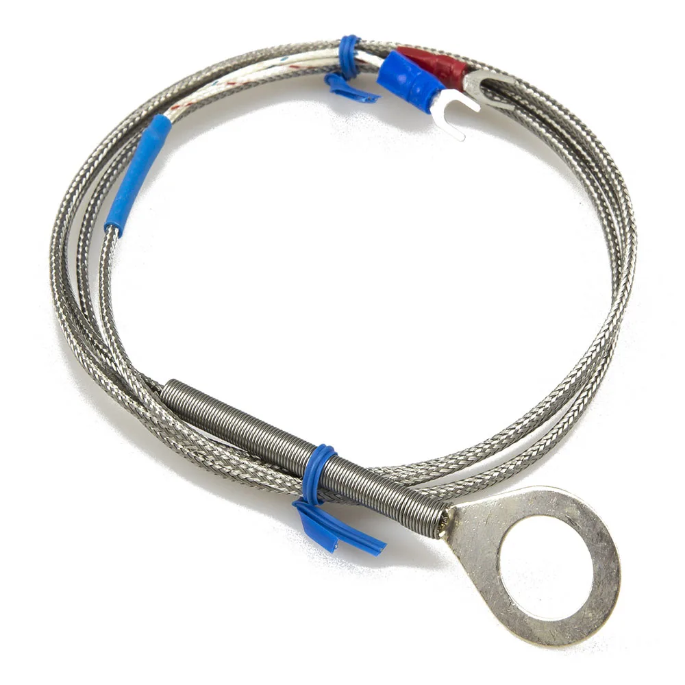 FTARR01 K E J type 1m metal screening cable 4mm 5mm 6mm 14mm diameter hole ring head thermocouple temperature sensor