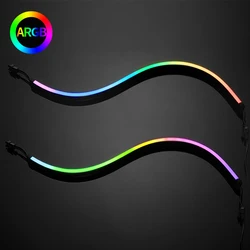 PHANTEKS Combo Digital RGB NEON LED KIt Chassis Light Strip ARGB Computer Case Decoration LED Strip 5V 3PIN AURA 400mm X 2pcs