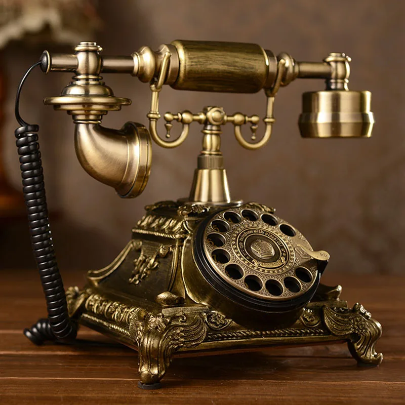 Boutique European antique telephone retro dial landline