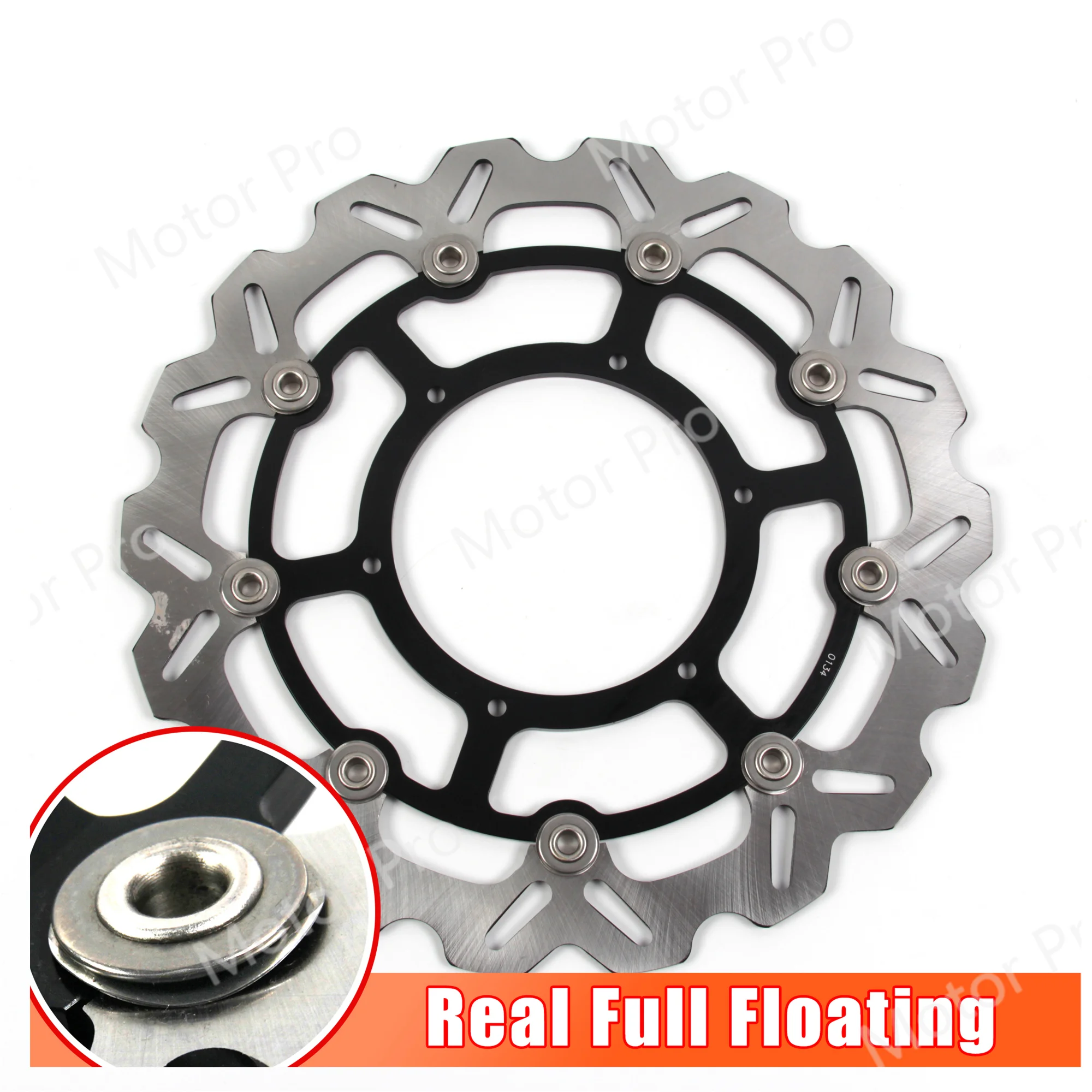 DRZ400SM 05-20 CNC Floating Disk Brake Rotor For SUZUKI DRZ-SM400 2005 2006 2007 2008 2009 2010 2011 2012 2013 2014 Motorcycle