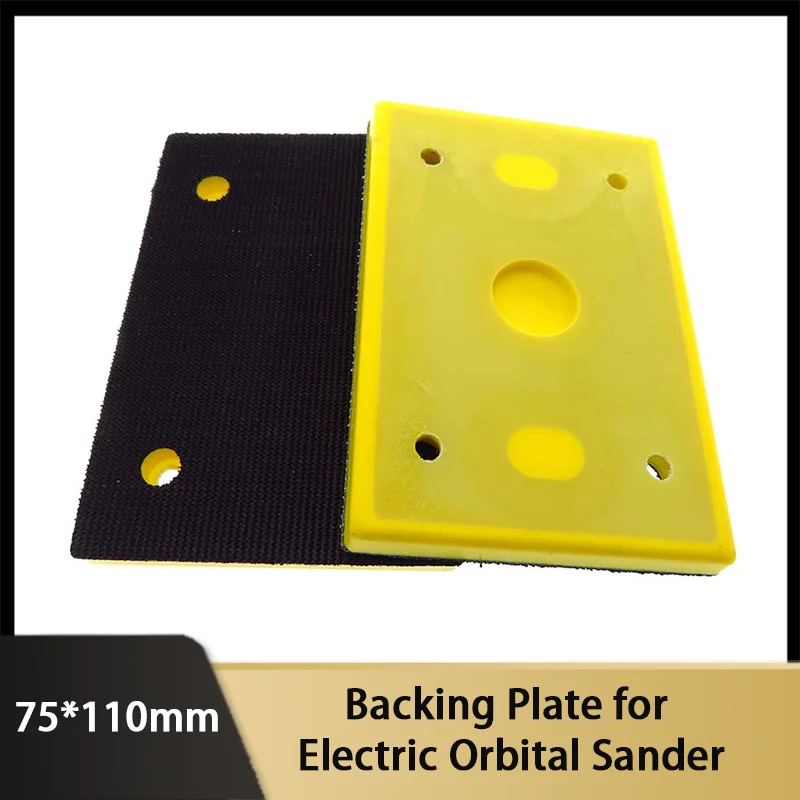 Sanding Pad 4 Nails 75 x 110MM Back-up Hook and Loop Sander Backing Plate Abrasive Tools for Electric Orbital Sander