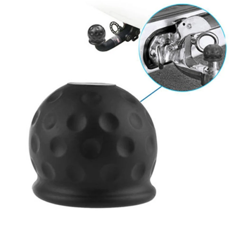 Universal 50mm Tow Bar Ball Cover Cap Ball hood for Trailer Protect car accessories repair tool Rubber acid alkali resistance