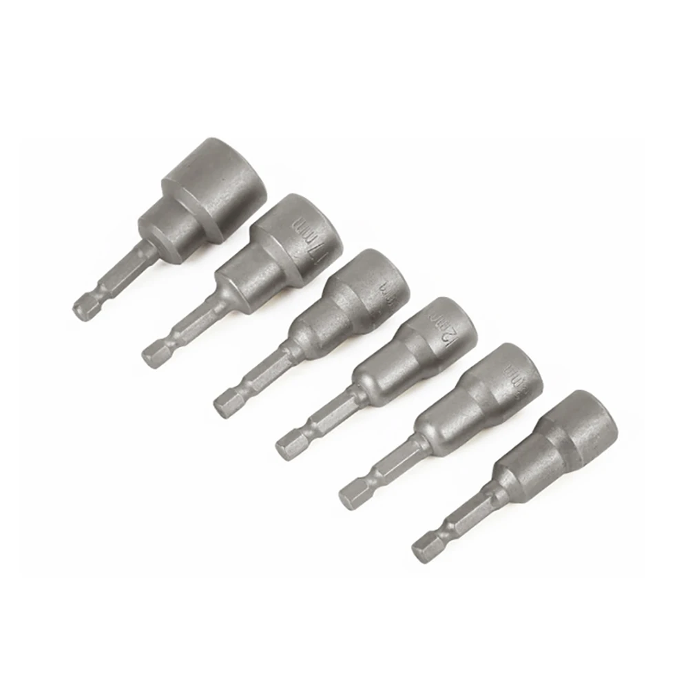 소켓 마그네틱 너트 드라이버 세트 드릴 비트 어댑터 육각 섕크 6 - 19mm 연장 8x42mm 10x42mm 12x42mm 6x65mm 7x65mm 8x65mm 9x65mm